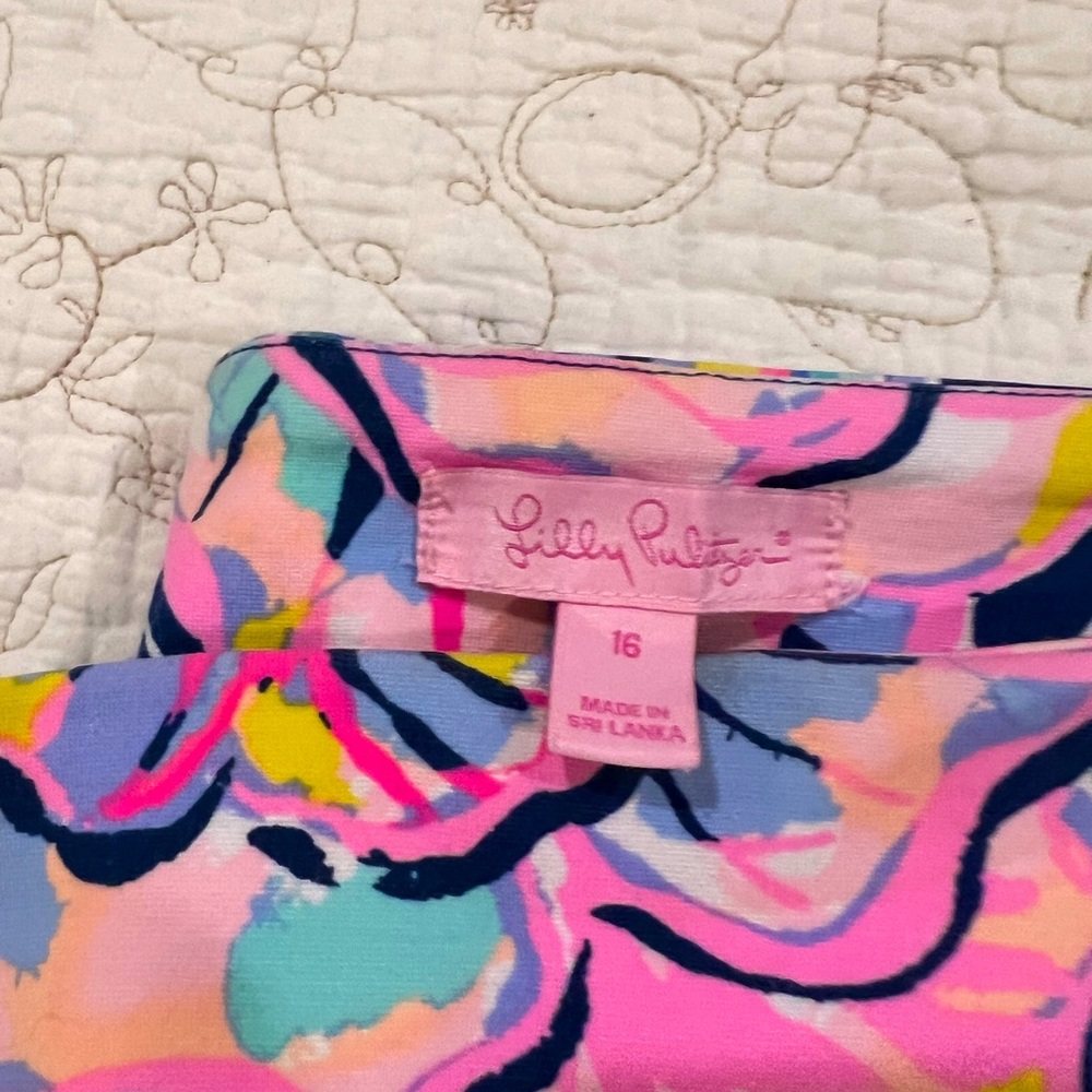 Lilly Pulitzer. Makenna ponte shorts. Boho Bateau. Sz 16.